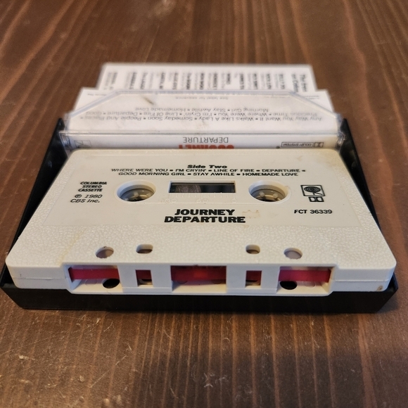 Journey Departure Cassette Tape 1980 Columbia Vintage Tested And Working - Picture 5 of 5